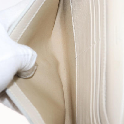 Chloe Chain Flap Crossbody Bag Leather, BEIGE, LEATHER, Shoulder bag