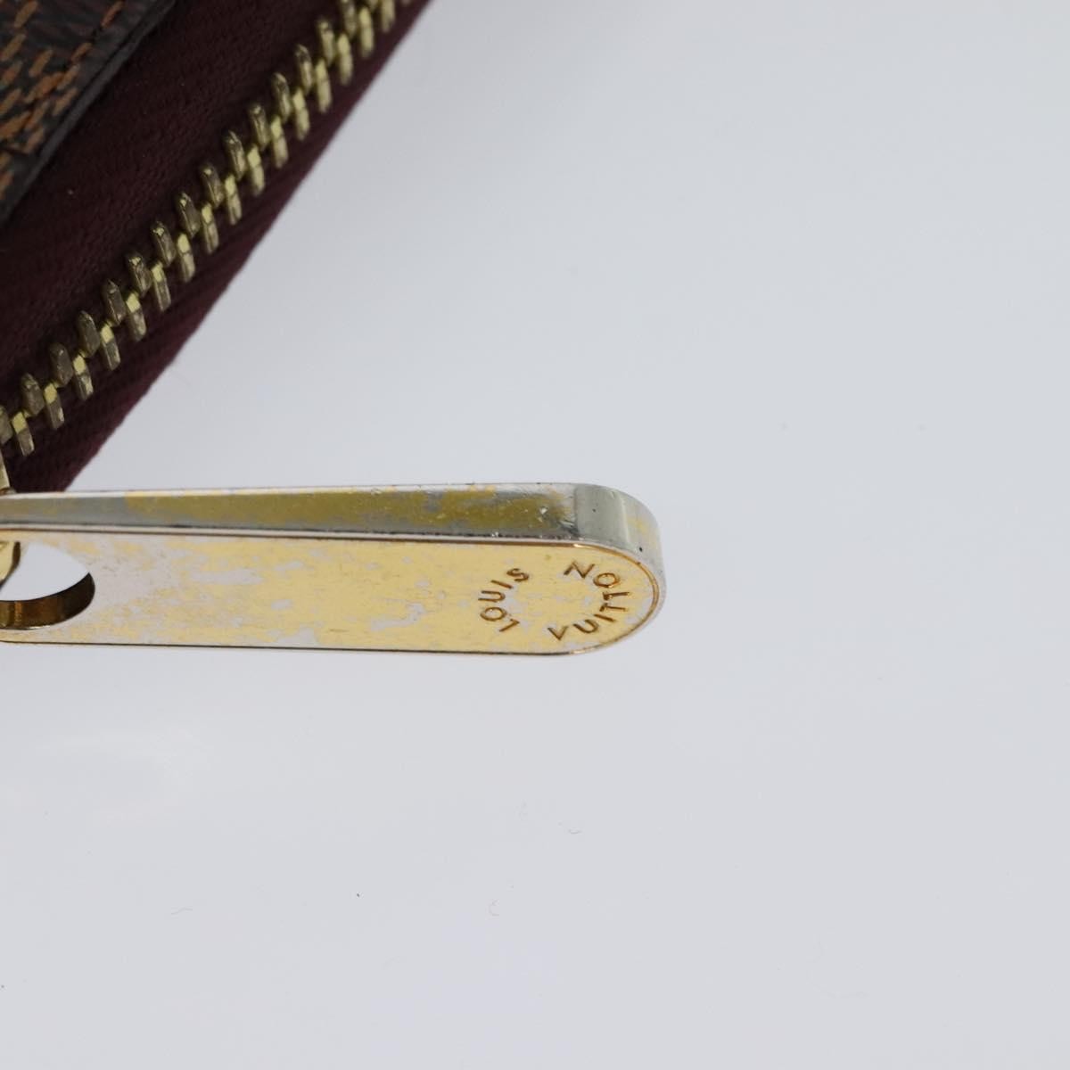 Louis Vuitton Zippy Wallet NM Damier Piet, RED, CANVAS, Wallets