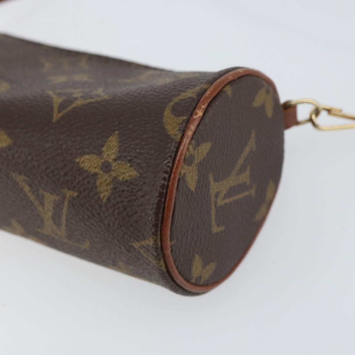 Louis Vuitton Papillon Pochette Monogram Canvas, BROWN, CANVAS, Clutche & pouche