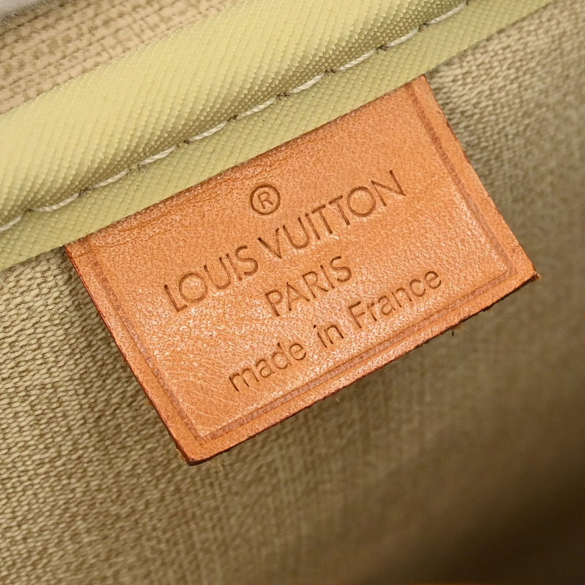 Louis Vuitton Deauville Handbag Monogram Canvas, BROWN, CANVAS, Handbag