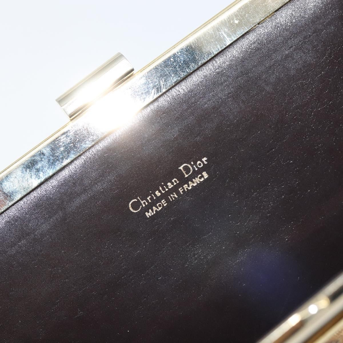 Christian Dior Vintage Trotter Pouch Diorissimo Canvas, BROWN, CANVAS, Clutche & pouche