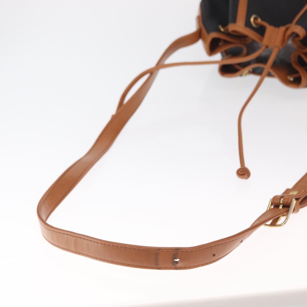 Saint Laurent Vintage Shoulder Bag Canvas, BLACK, CANVAS, Shoulder bag