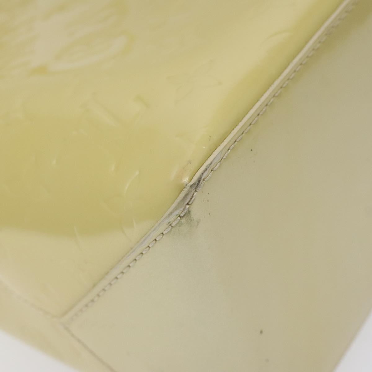 Louis Vuitton Wilshire Handbag Monogram Vernis, YELLOW, PATENT_LEATHER, Handbag