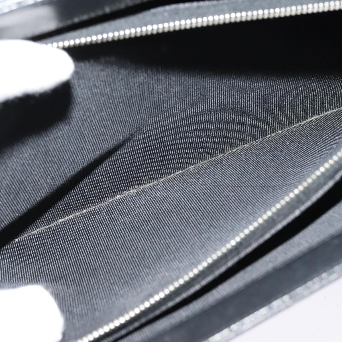 Chanel Vintage Chocolate Bar Metal Ring Tote Quilted Lambskin, BLACK, LEATHER, Tote bag