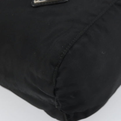 Prada Drawstring Travel Pouch Tessuto, BLACK, NYLON, Clutche & pouche