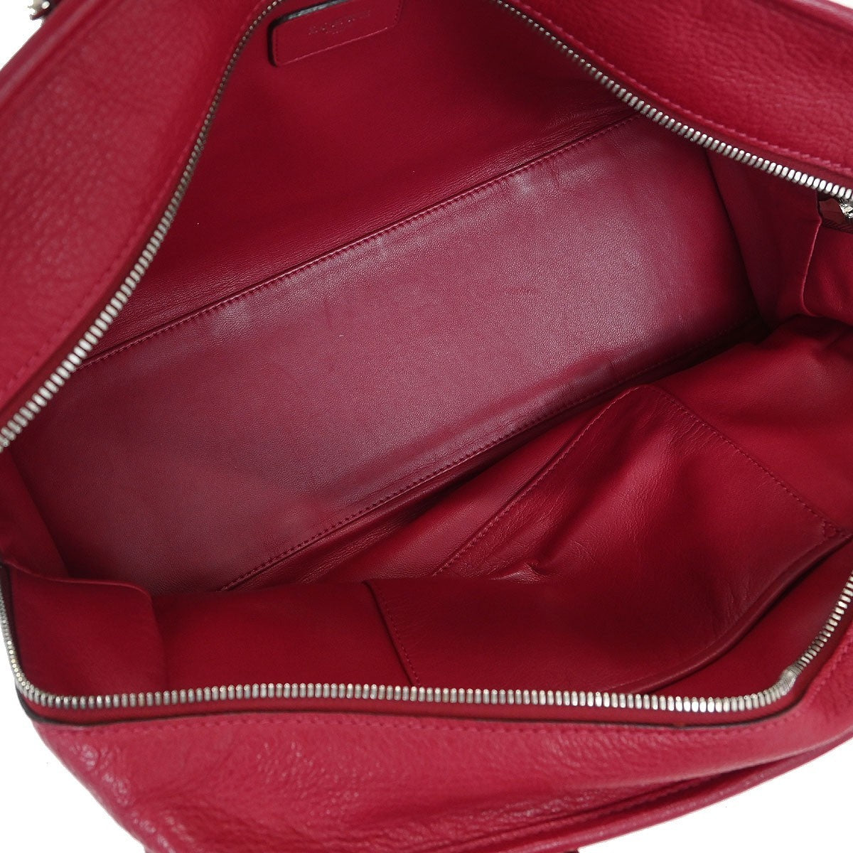 Loewe Amazona Bag Leather, RED, LEATHER, Handbag