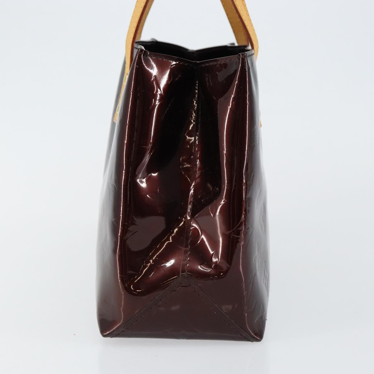 Louis Vuitton Reade Handbag Monogram Vernis, BURGUNDY, PATENT_LEATHER, Handbag