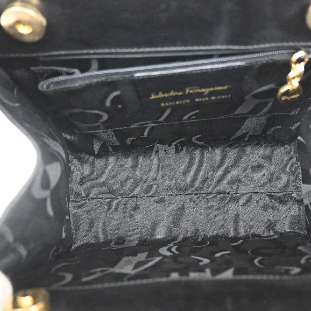 Salvatore Ferragamo Convertible Vara Bow Tote Leather, BLACK, LEATHER, Handbag