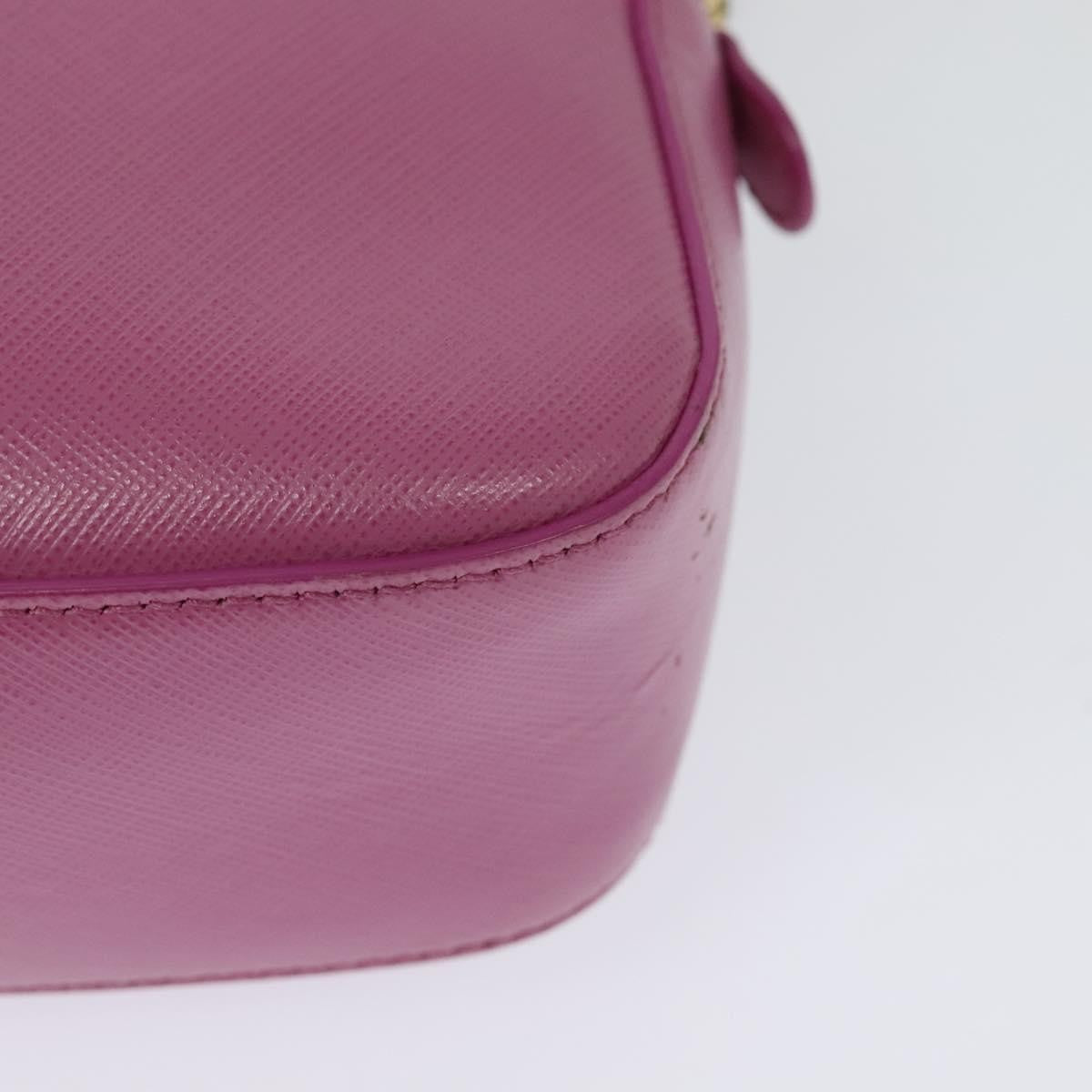 Salvatore Ferragamo Vara Chain Flap Shoulder Bag Leather, PINK, LEATHER, Shoulder bag