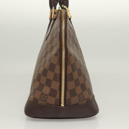 Louis Vuitton Alma Handbag Damier, BROWN, CANVAS, Handbag