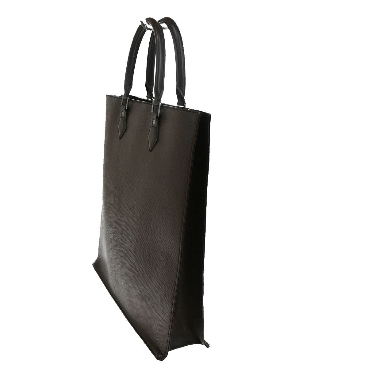 Louis Vuitton Sac Plat Bag Epi Leather, BROWN, LEATHER, Tote bag
