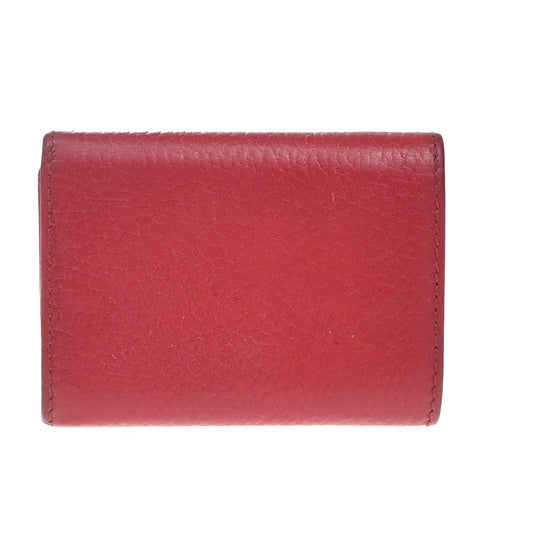 Gucci GG Marmont Wallet Leather, RED, LEATHER, Wallets
