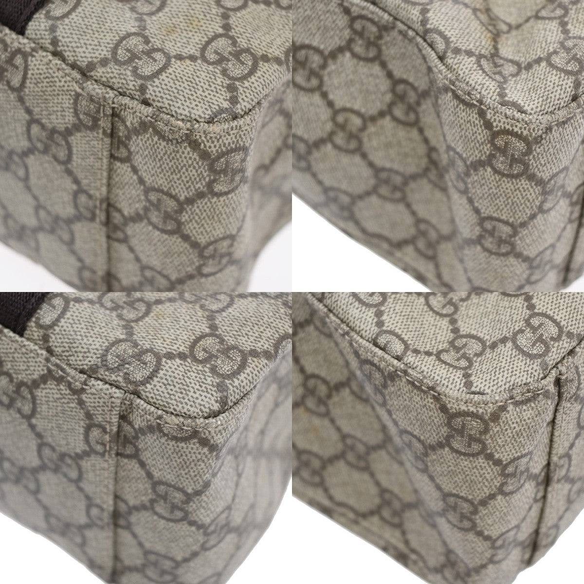 Gucci Belted Tote GG Coated Canvas, BROWN, CANVAS, Tote bag