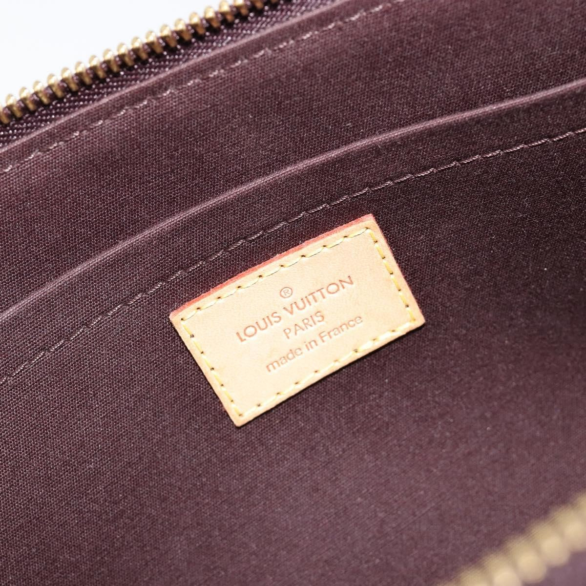 Louis Vuitton Rosewood Avenue Handbag Monogram Vernis, Purple, Patent Leather, Handbag