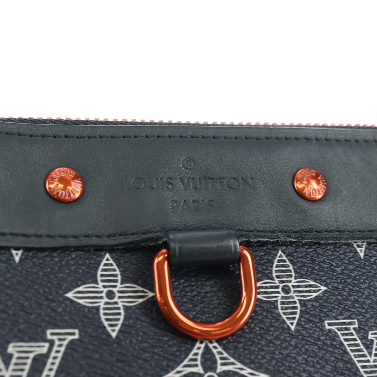 Louis Vuitton Pochette Apollo Limited Edition Upside Down Monogram Ink, Navy, Canvas, Clutch