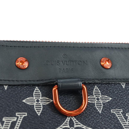 Louis Vuitton Pochette Apollo Limited Edition Upside Down Monogram Ink, Navy, Canvas, Clutch