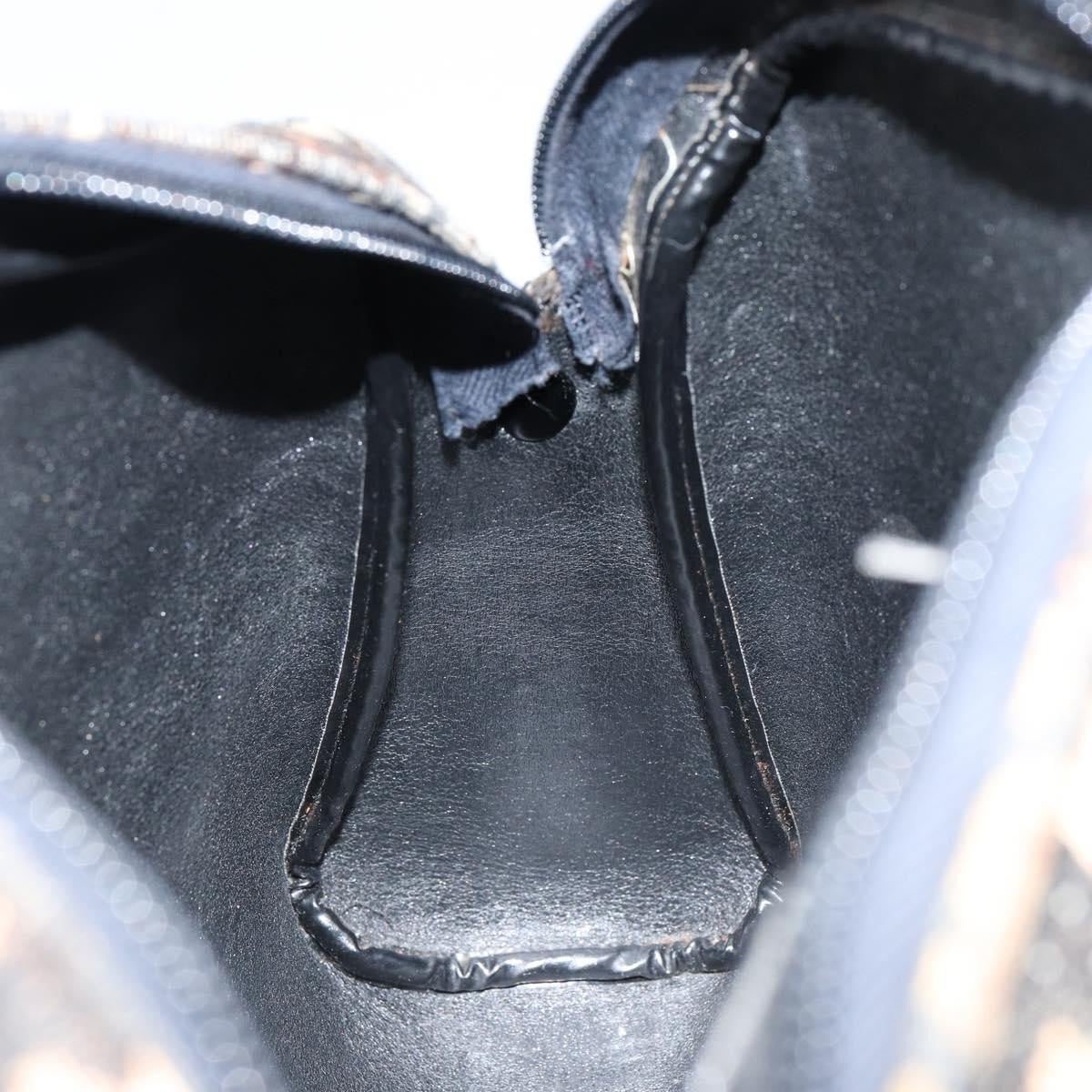 Christian Dior Vintage CD trotter Shoulder bag Canvas, BLACK, CANVAS, Shoulder bag