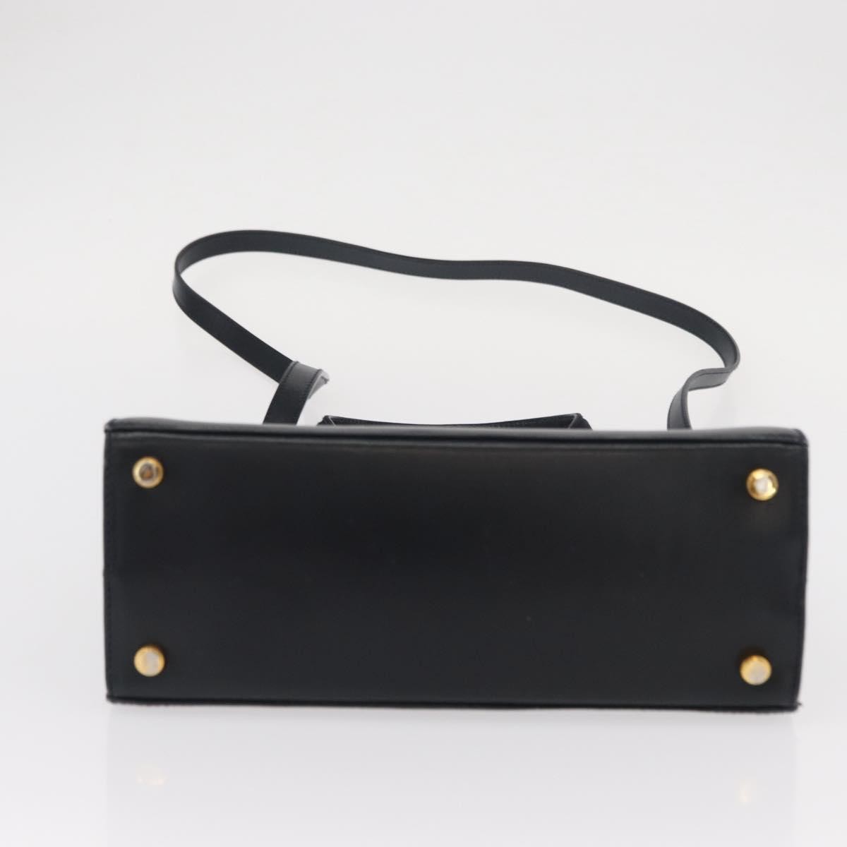 Salvatore Ferragamo Convertible Vara Bow Tote Leather, NAVY, LEATHER, Handbag