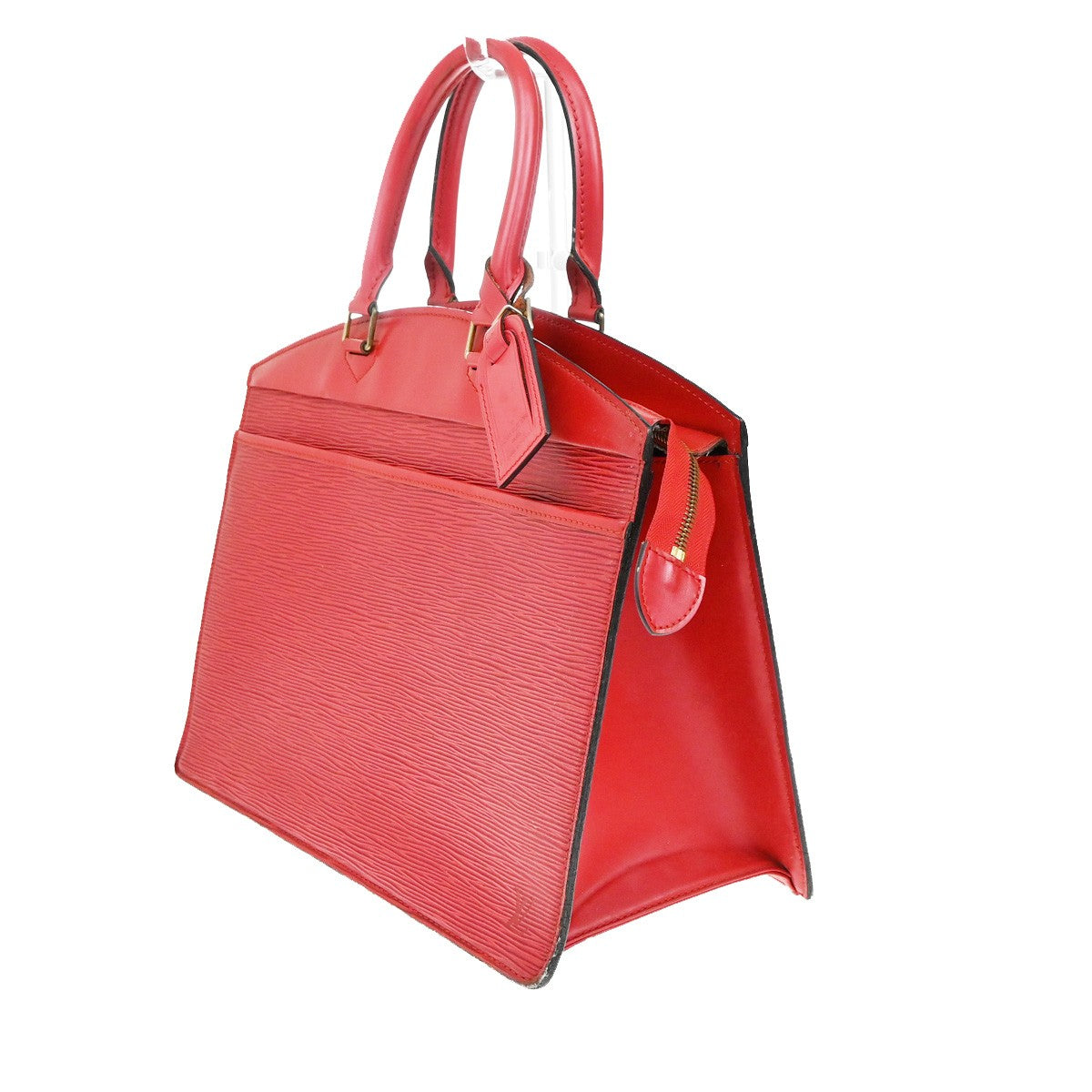 Louis Vuitton Riviera Handbag Epi Leather, RED, LEATHER, Handbag