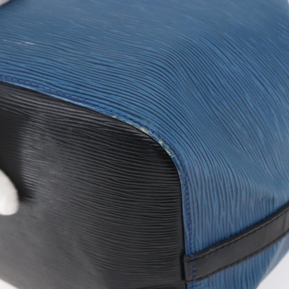 Louis Vuitton Petit Noe Handbag Epi Leather, BLUE, LEATHER, Shoulder bag