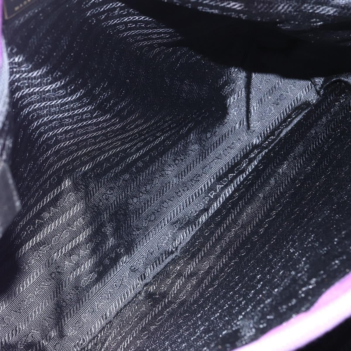 Prada Vintage Shoulder Bag Tessuto, PURPLE, NYLON, Shoulder bag