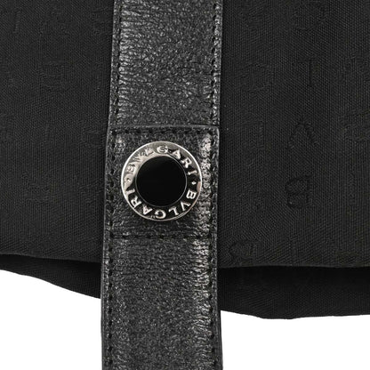 Bvlgari Logomania Tote bag Canvas, BLACK, CANVAS, Tote bag