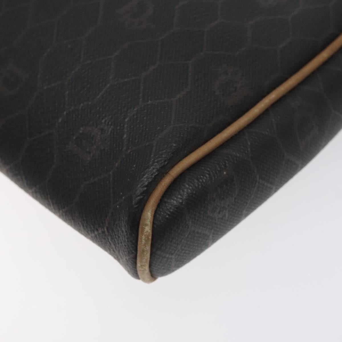 Christian Dior Vintage Honeycomb Shoulder Bag Canvas, BLACK, CANVAS, Shoulder bag