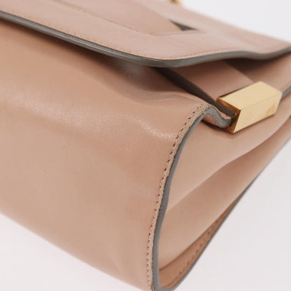 Chloe Elle Chain Clutch Leather, PINK, LEATHER, Shoulder bag