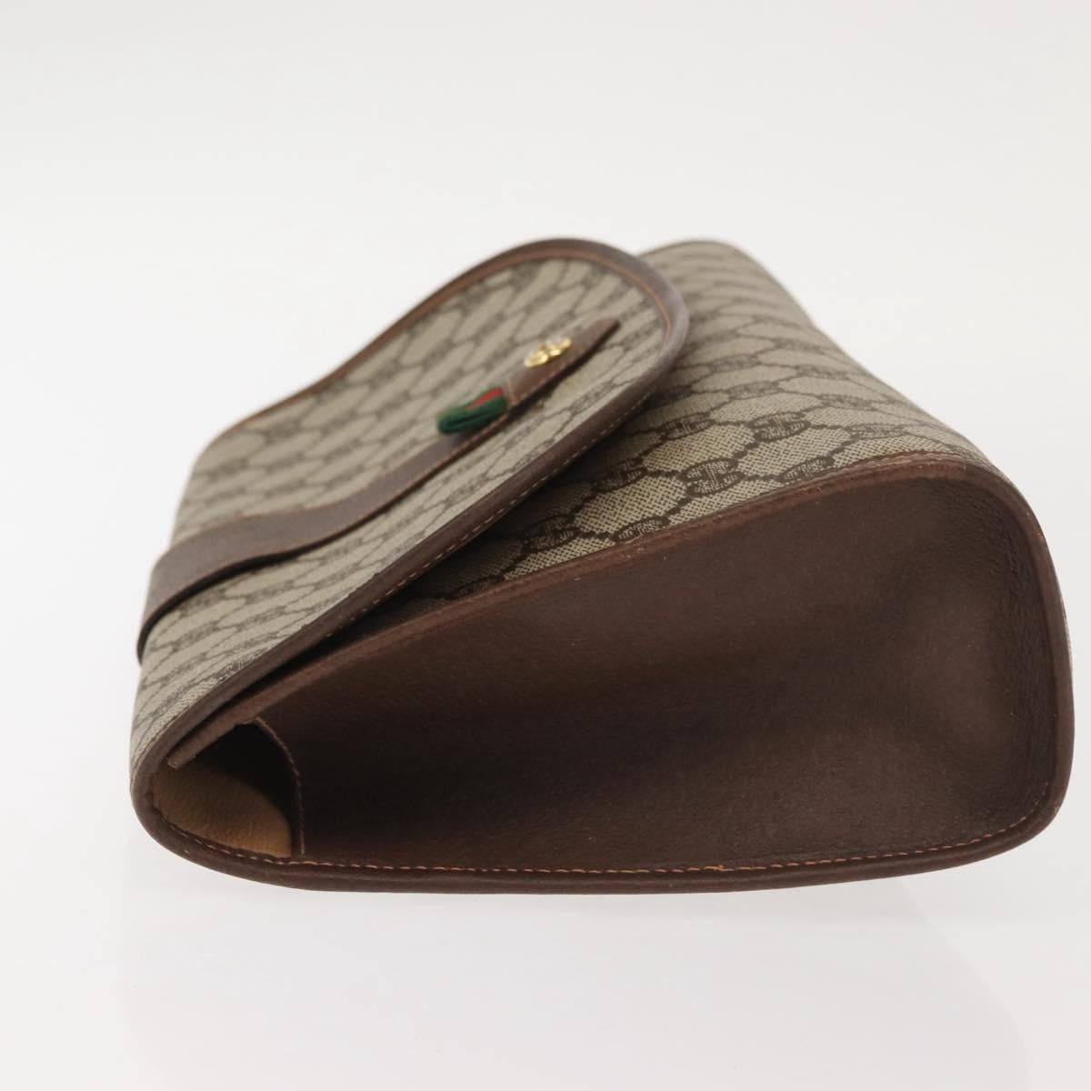 Gucci Vintage old clutch Canvas, BEIGE, PVC, Clutche & pouche