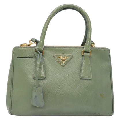 Prada Double Zip Lux Tote Saffiano Leather, GOLD, LEATHER, Handbag