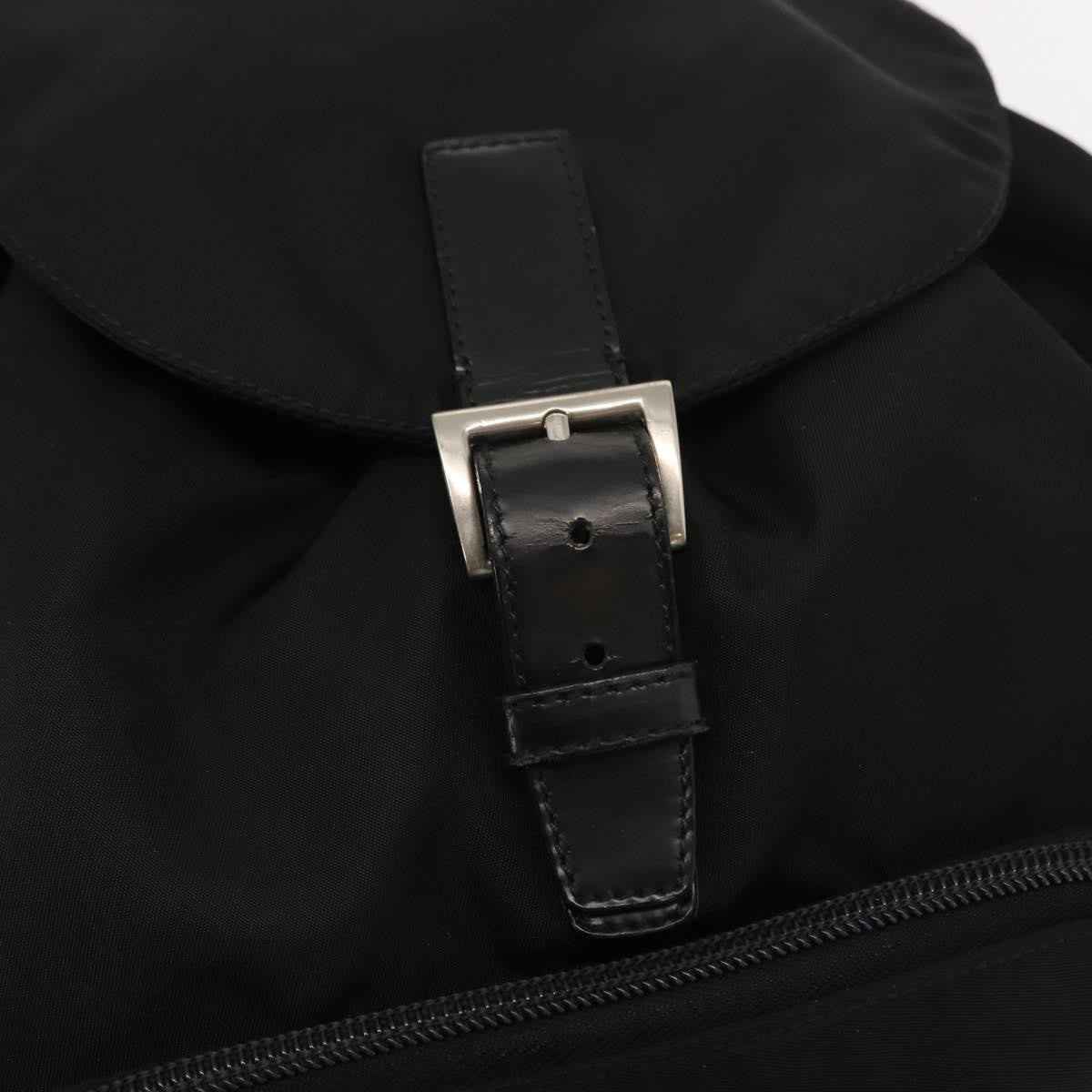 Prada Front Pocket Backpack Tessuto, BLACK, NYLON, Backpack