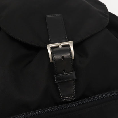 Prada Front Pocket Backpack Tessuto, BLACK, NYLON, Backpack
