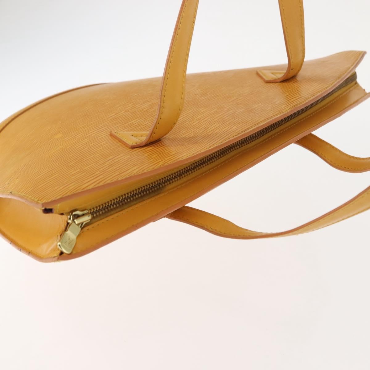 Louis Vuitton Saint Jacques Handbag Epi Leather, YELLOW, LEATHER, Handbag