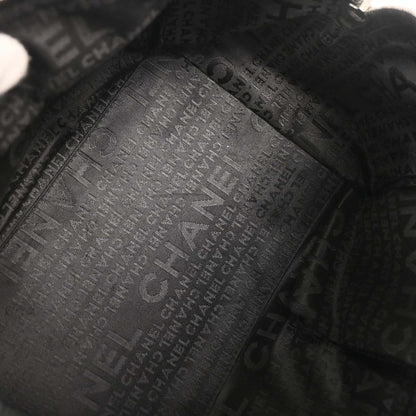 Chanel Square Stitch Shoulder Bag Quilted Caviar, BLACK, LEATHER, Shoulder bag