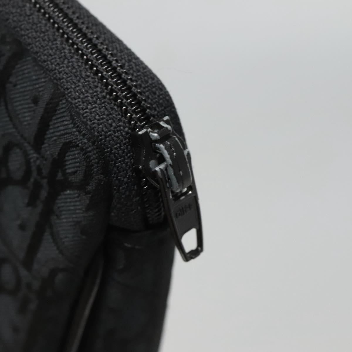 Christian Dior Trotter pouch Diorissimo Canvas, BLACK, CANVAS, Clutche & pouche