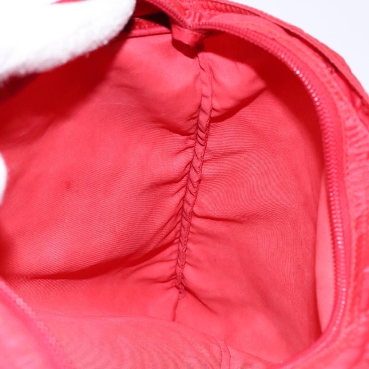 Prada Flat Messenger Bag Tessuto, RED, NYLON, Crossbody bag