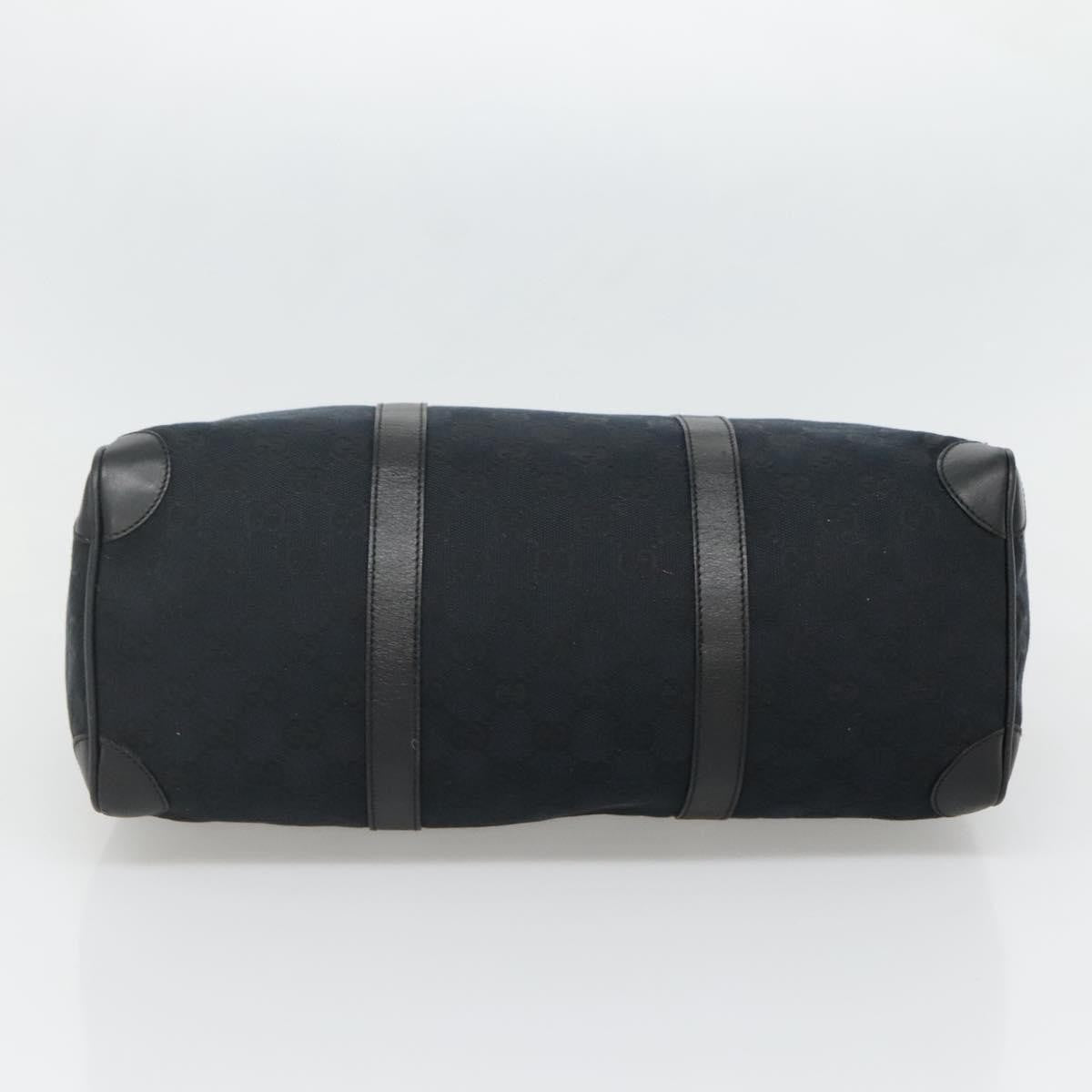 Gucci Vintage Zip Boston Bag GG Canvas, BLACK, CANVAS, Handbag