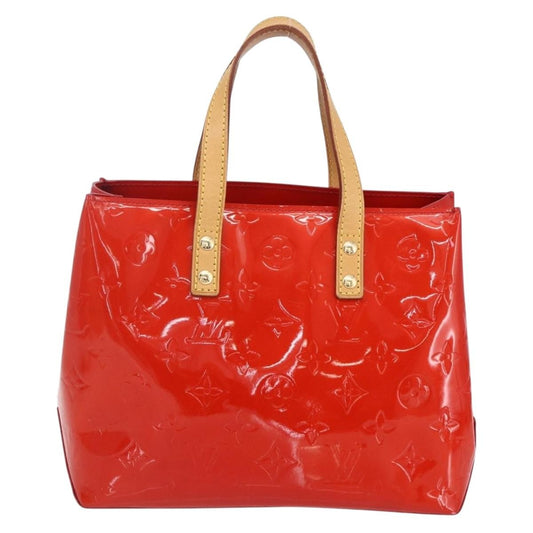 Louis Vuitton Reade Handbag Monogram Vernis, RED, PATENT_LEATHER, Handbag