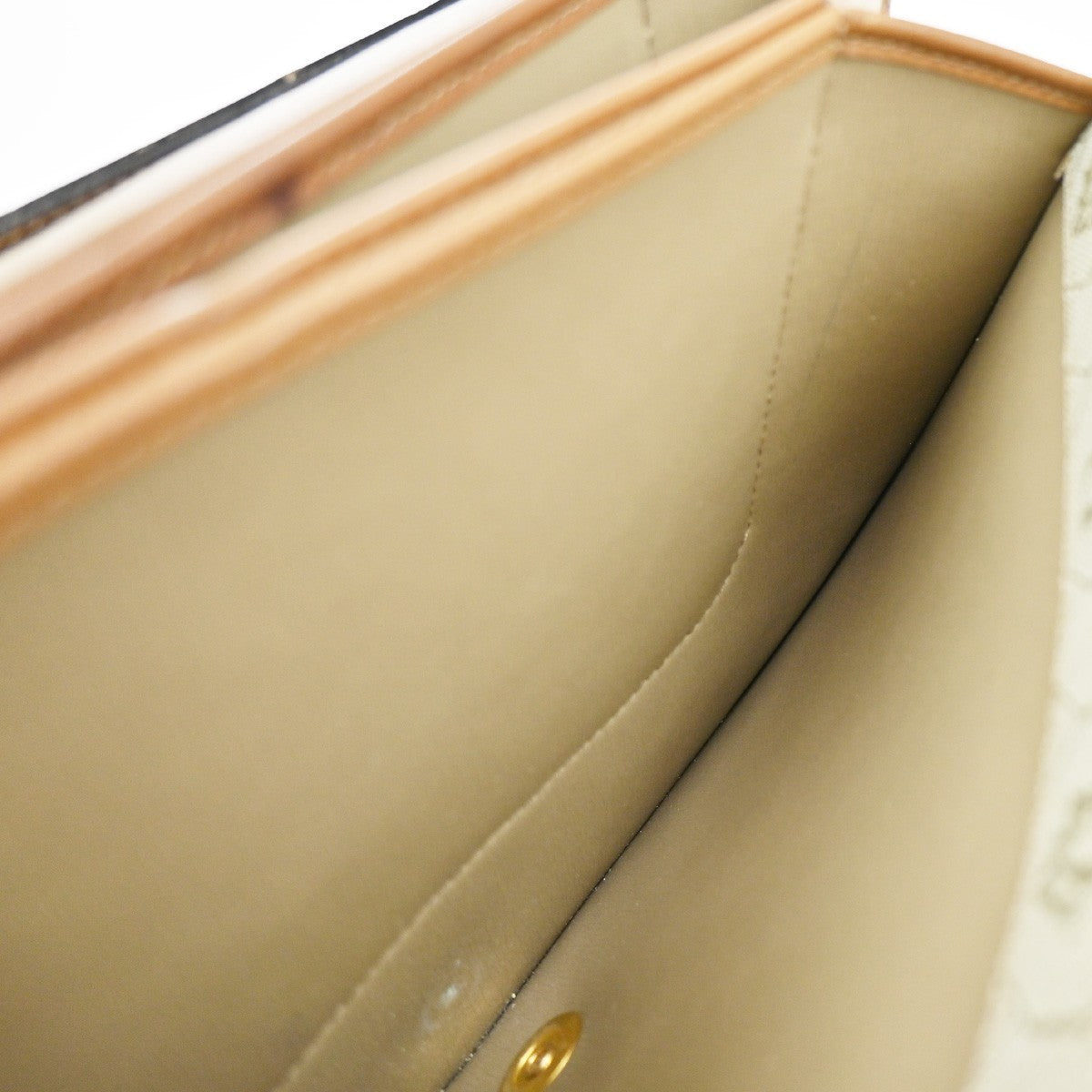 Christian Dior Vintage Honeycomb Handbag Canvas Leather, BEIGE, CANVAS, Shoulder bag