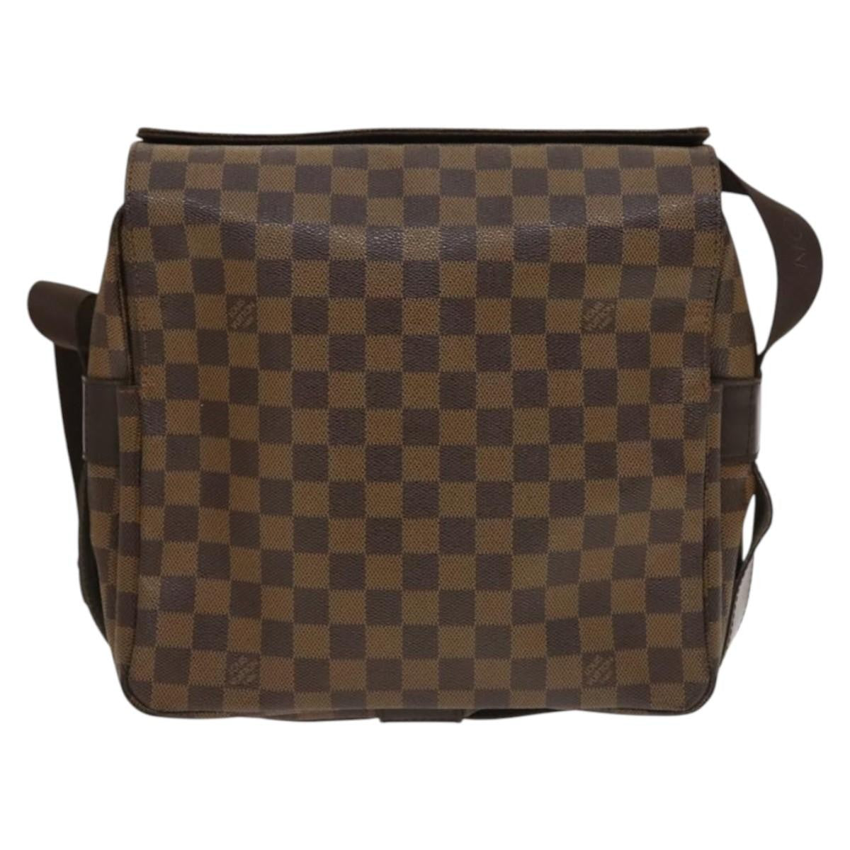 Louis Vuitton Naviglio Handbag Damier, BROWN, CANVAS, Shoulder bag