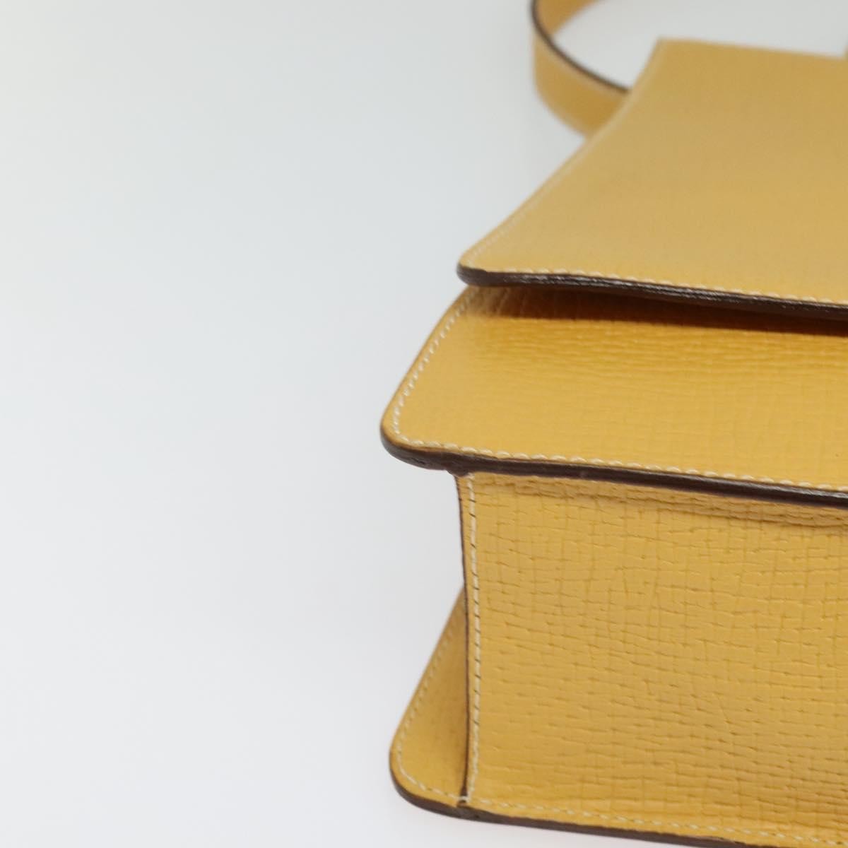 Loewe Barcelona Shoulder Bag Leather, YELLOW, LEATHER, Shoulder bag