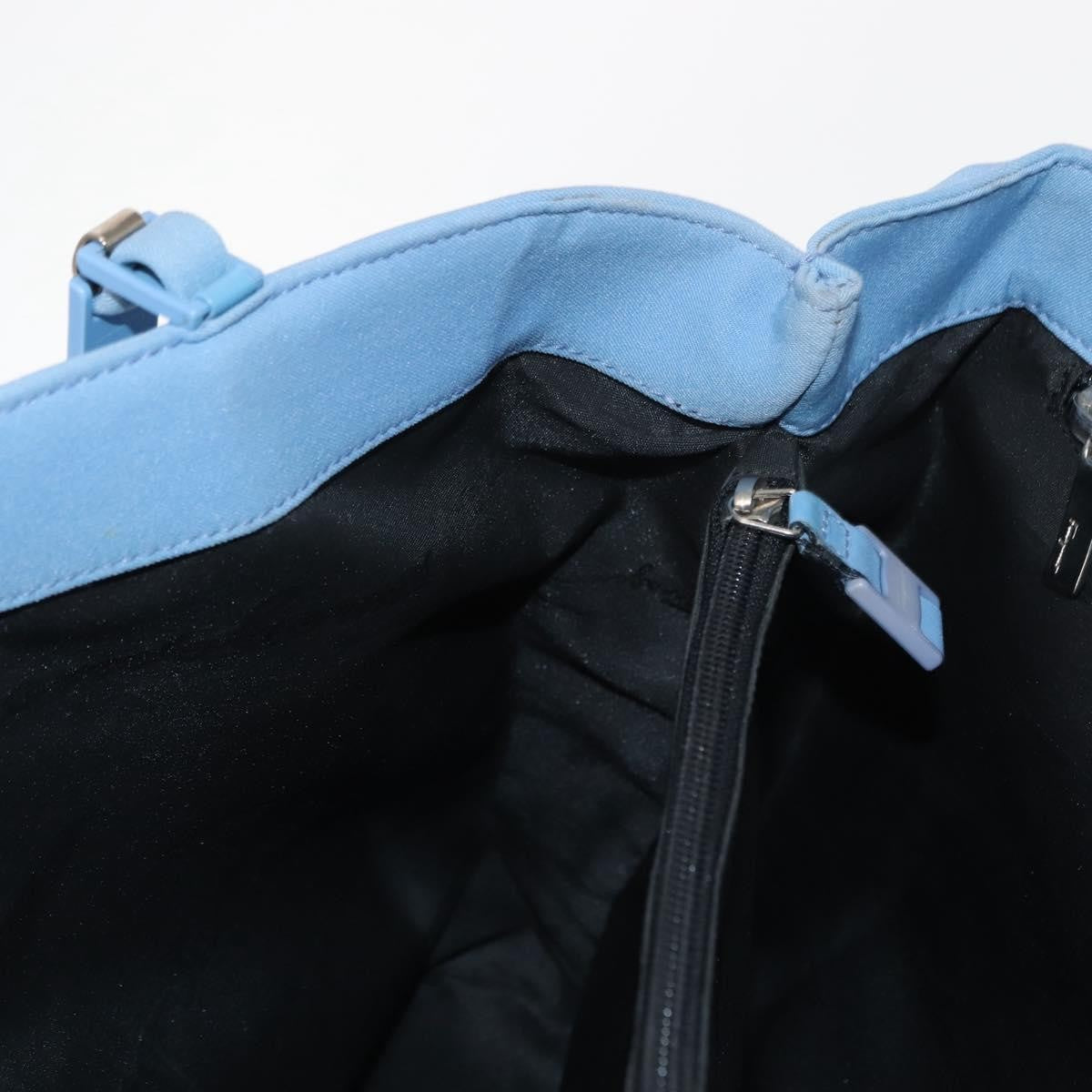 Salvatore Ferragamo Vala tote Canvas, BLUE, CANVAS, Tote bag