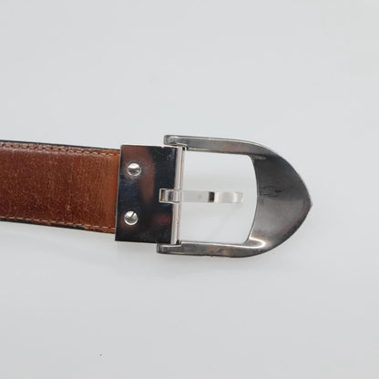 Louis Vuitton Classique Belt Taiga Leather, GRAY, LEATHER, Belts
