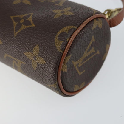 Louis Vuitton Papillon Pochette Monogram Canvas, BROWN, CANVAS, Clutche & pouche