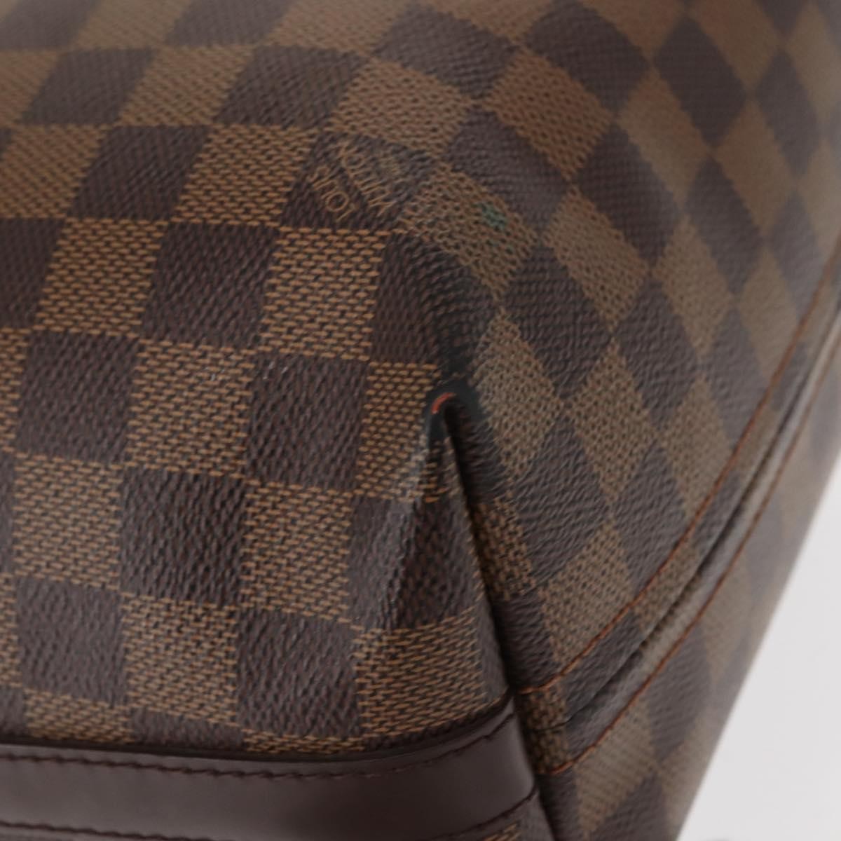 Louis Vuitton Illovo Handbag Damier, BROWN, CANVAS, Shoulder bag