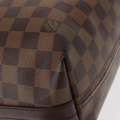 Louis Vuitton Illovo Handbag Damier, BROWN, CANVAS, Shoulder bag