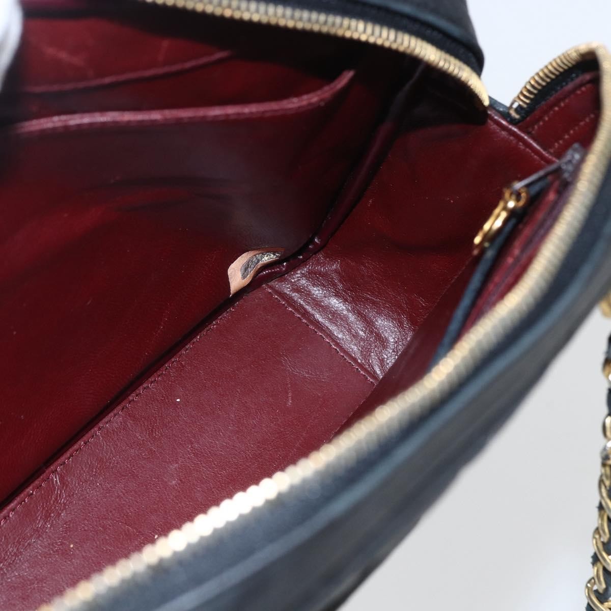 Chanel Vintage Camera Bag Quilted Leather, BLACK, LEATHER, Shoulder bag