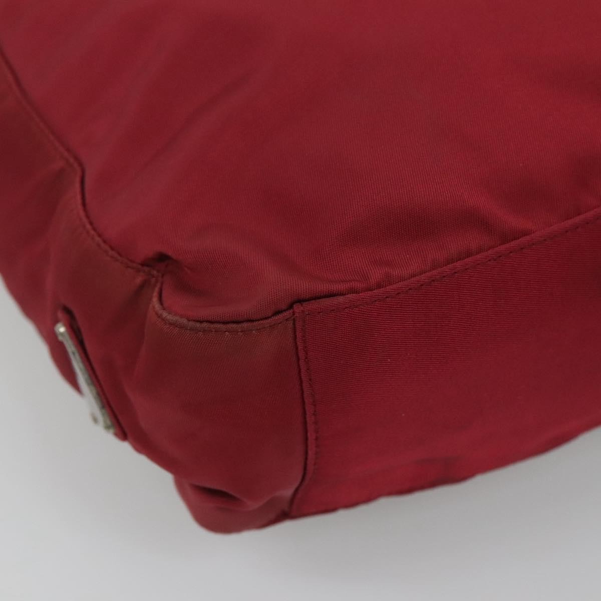 Prada Vintage Zip Tote Tessuto, RED, NYLON, Tote bag
