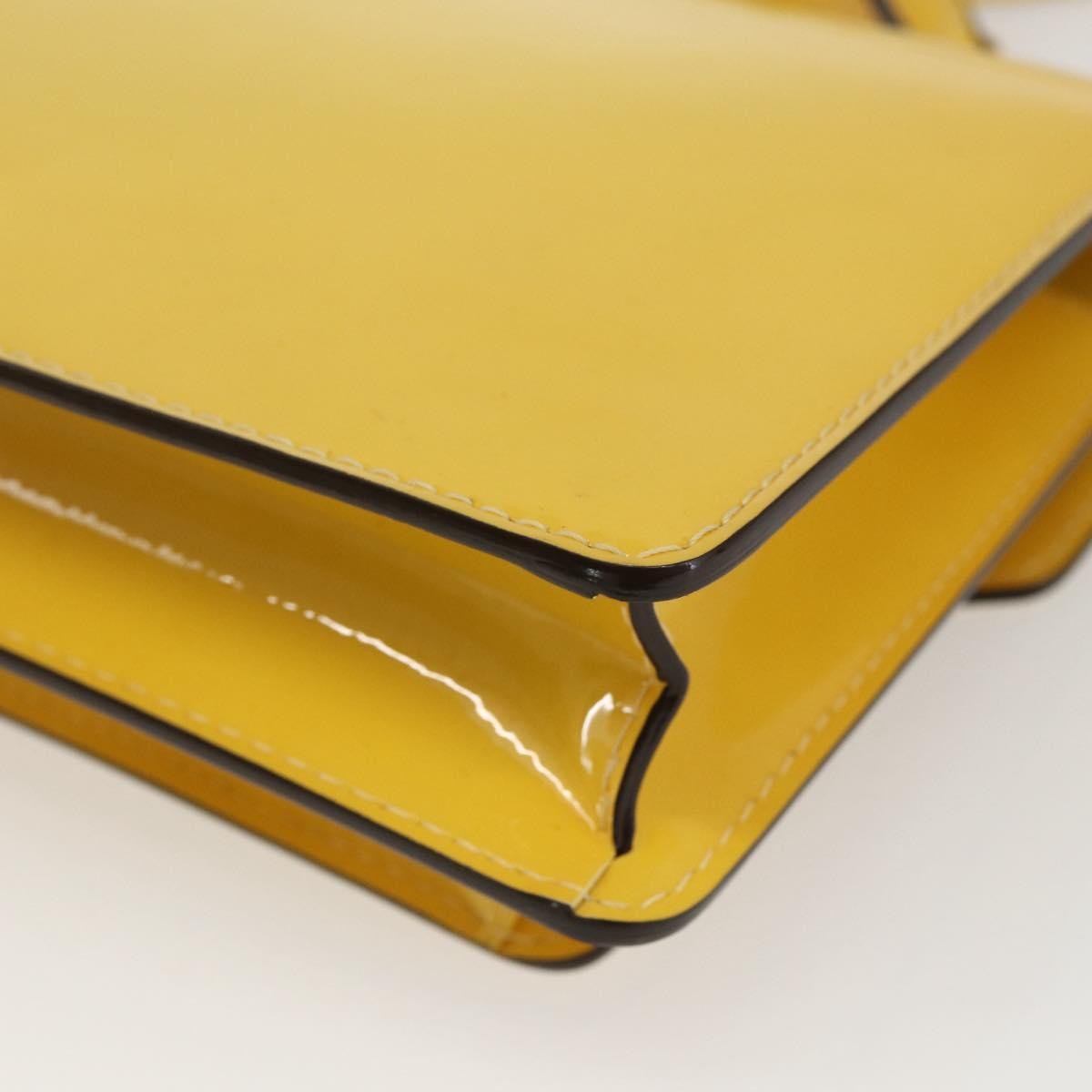 Louis Vuitton Monceau Handbag Vernis, Yellow, Patent Leather, Handbag