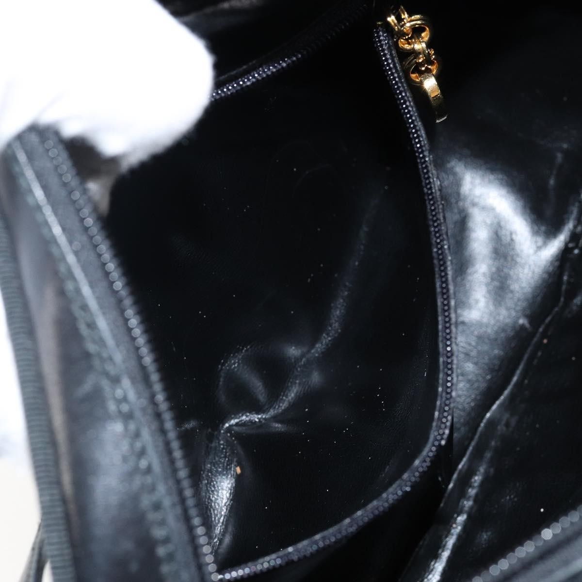 Salvatore Ferragamo Vala Shoulder Bag Leather, BLACK, LEATHER, Shoulder bag